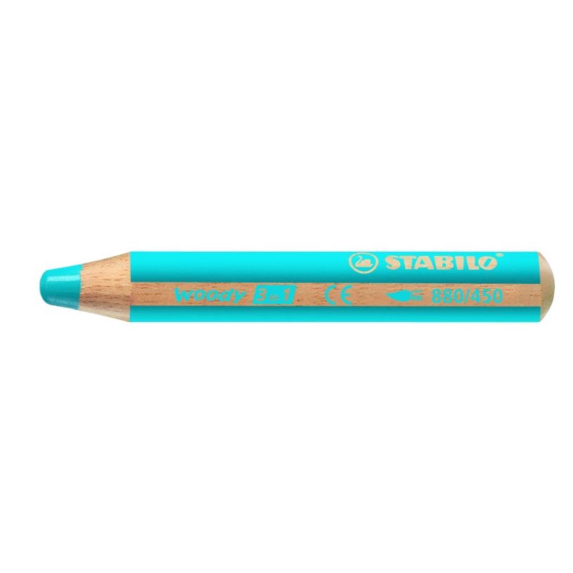 4006381115506-STABILO Woody 3 in 1 - Crayon de couleur pointe large - bleu cyanine-P_79374471_4-0