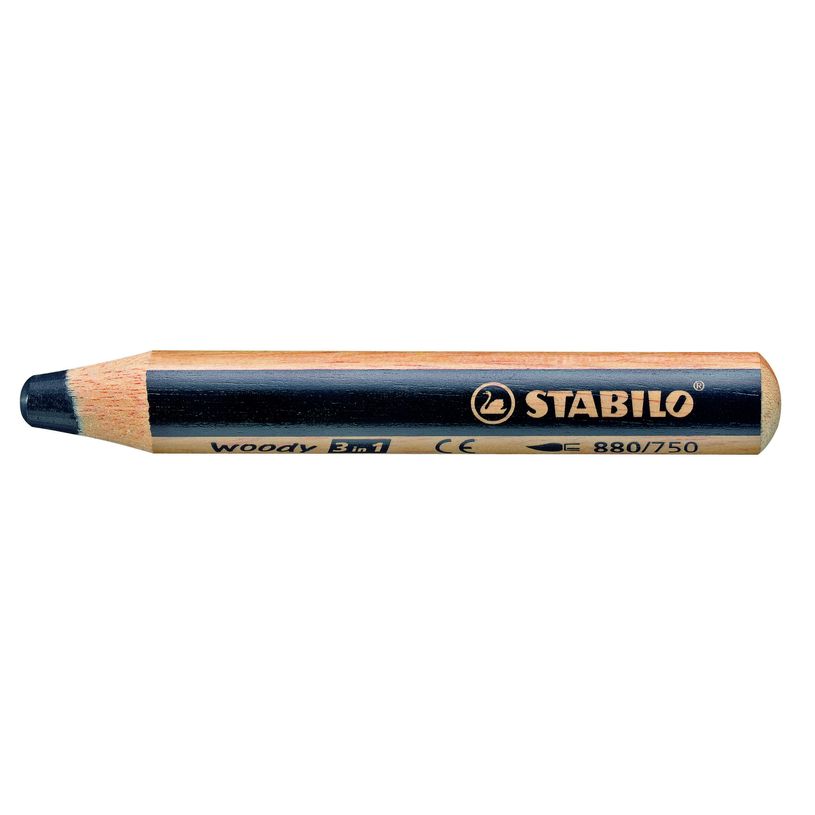 4006381115520-STABILO Woody 3 in 1 - Crayon de couleur pointe large - noir-P_79374473_1-0
