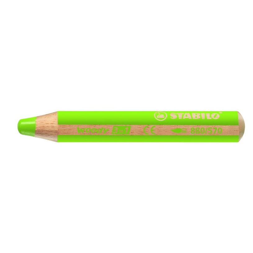 4006381115544-STABILO Woody 3 in 1 - Crayon de couleur pointe large - vert feuille-P_79374475_2-0
