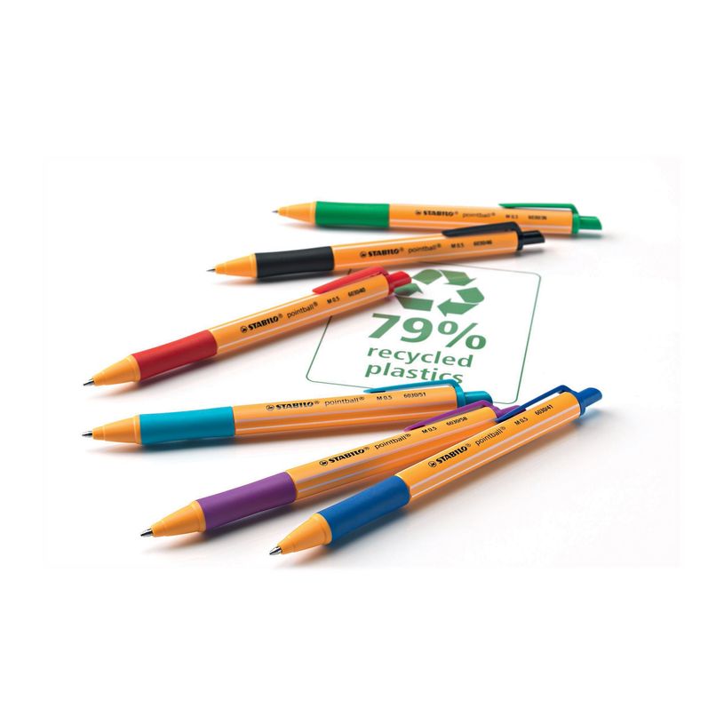 4006381437028-STABILO pointball - Stylo à bille - 0.5 mm - rouge-P_79374505_3-2