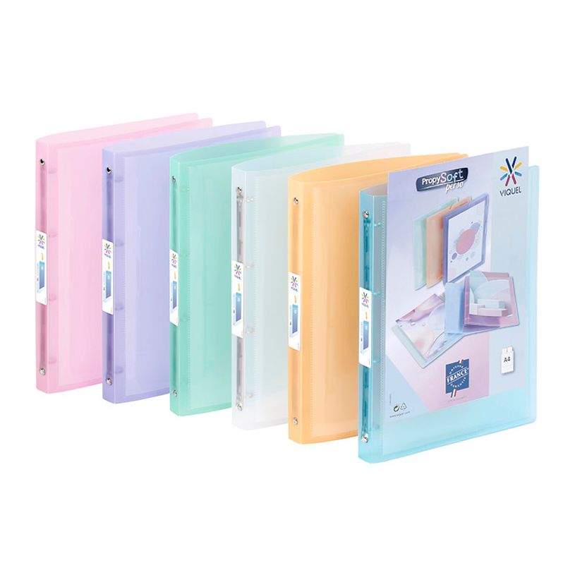 3135256099472-Viquel Propysoft - Classeur à anneaux personnalisable - Dos 25 mm - A4 - disponible dans différentes --0