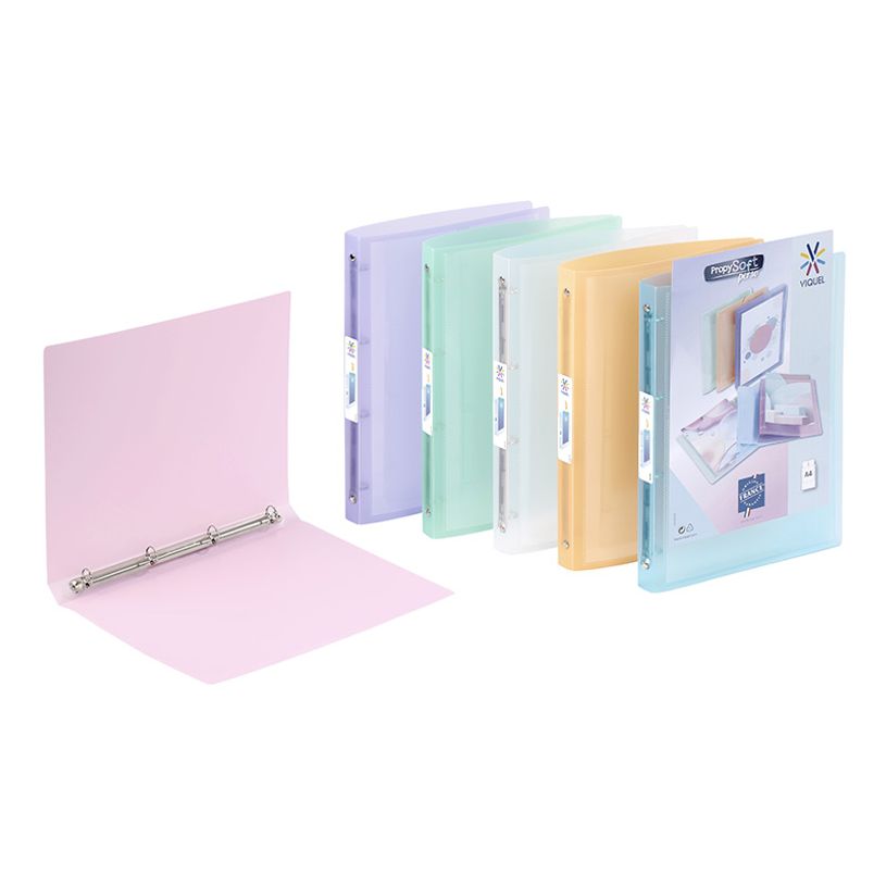 3135256099472-Viquel Propysoft - Classeur à anneaux personnalisable - Dos 25 mm - A4 - disponible dans différentes --1