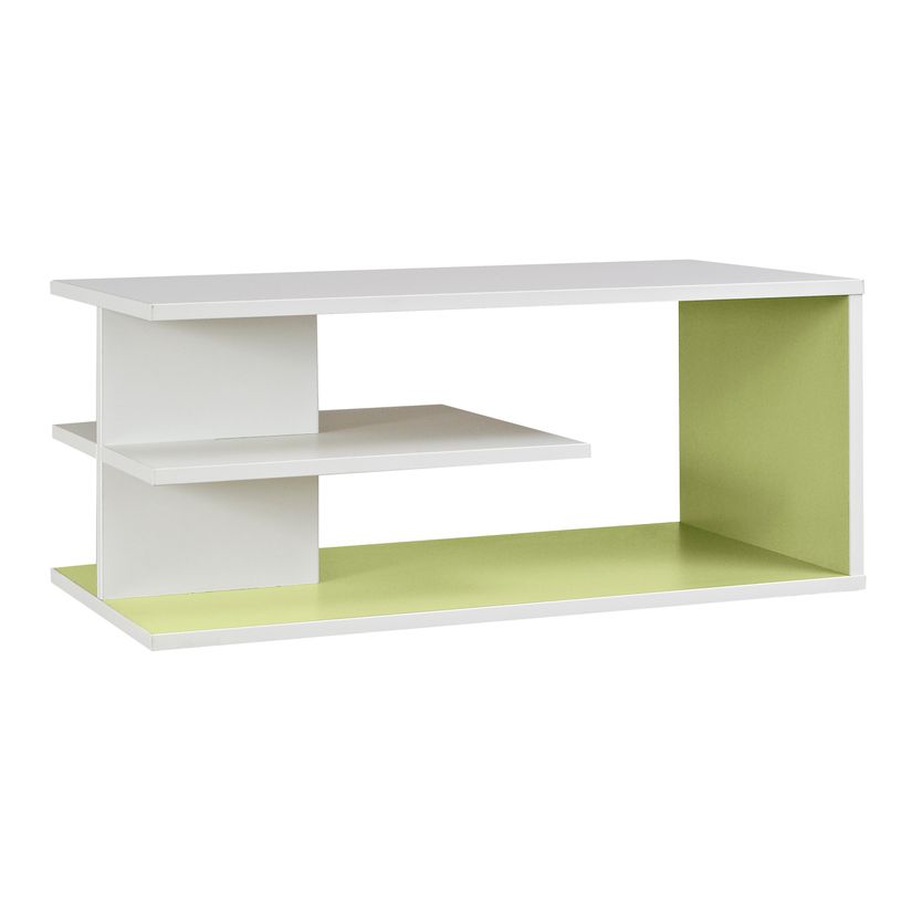 3483600215642-Top surmeuble bicolore SUNDAY - Blanc/kiwi-P_79375136_1-0