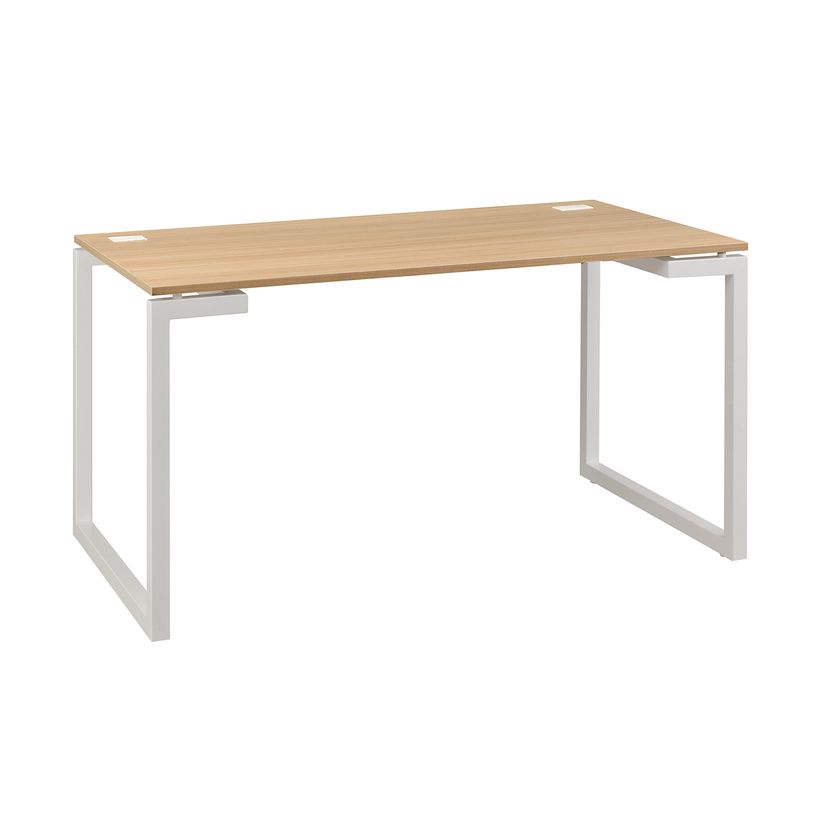 3483600215789-Bureau SUNDAY - L 120 cm - Pieds cadre - Chêne-P_79375140_1-0