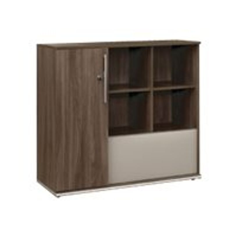 3483600379108-Rangement compact VERMONT - L120 x H109 x P45 - Noyer fumé-P_79375190_1-0