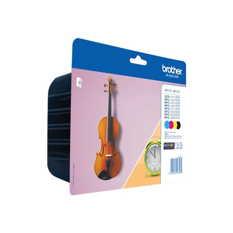 5014047563430-Brother LC125XL/LC127XL - Pack de 4 - noir, cyan, magenta, jaune - cartouche d'encre origin-P_79375325_2-1