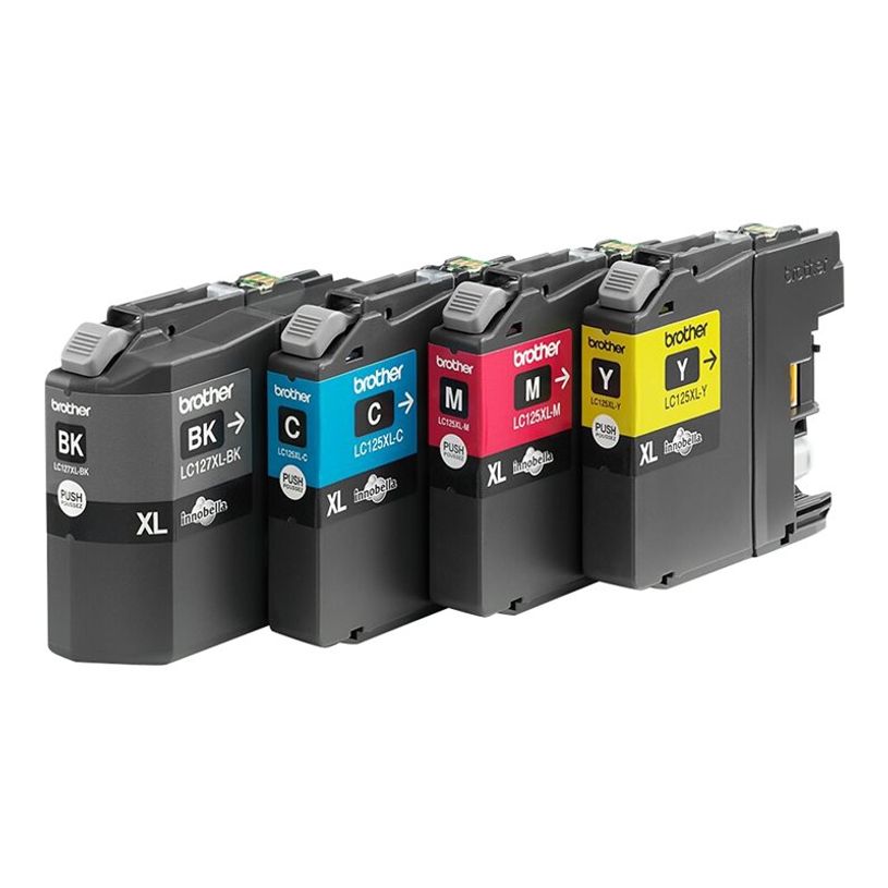 5014047563430-Brother LC125XL/LC127XL - Pack de 4 - noir, cyan, magenta, jaune - cartouche d'encre origin-P_79375325_4-3