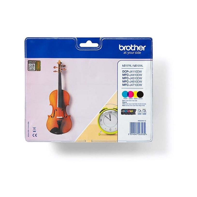5014047563430-Brother LC125XL/LC127XL - Pack de 4 - noir, cyan, magenta, jaune - cartouche d'encre origin-P_79375325_5-6