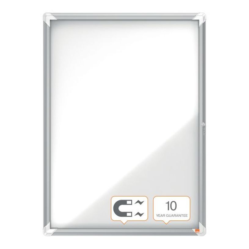 5028252063890-Nobo - Vitrine d'affichage - 9 feuilles A4 - surface magnetique - porte battante - 70,8 x 96,9 x 4,3 cm--3
