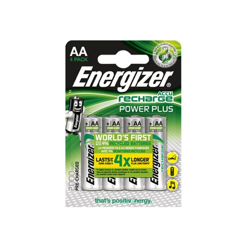 7638900249101-ENERGIZER Power Plus - 4 piles alcalines rechargeables - AA LR06-P_79375890_1-2