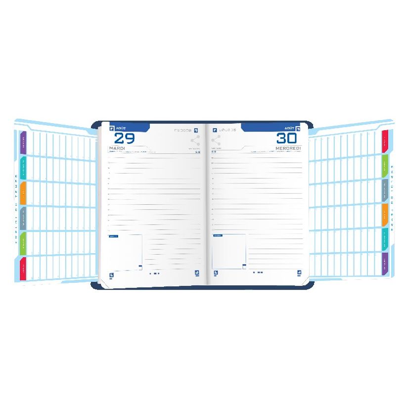 3147280007316-Agenda Oxford Touch - 1 jour par page - 12 x 18 cm - différentes couleurs disponibles - H-P_79375911_14-8