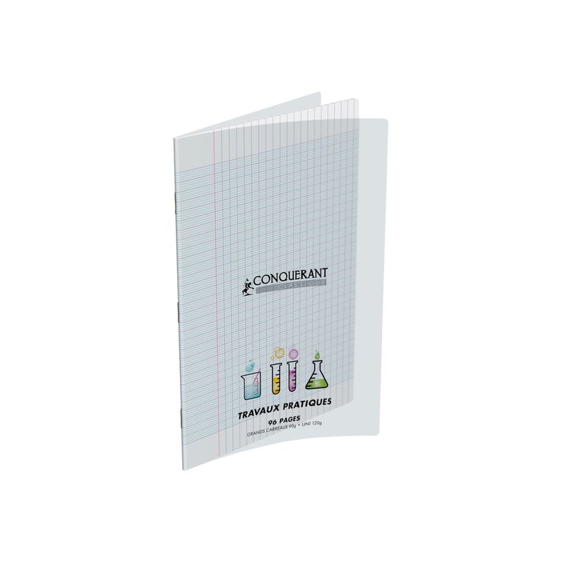 3020120002477-Conquérant Classique - Cahier polypro de travaux pratiques (TP) - A4 (21x29,7cm) - 96 pages - grands carre-P_79375965_1-0