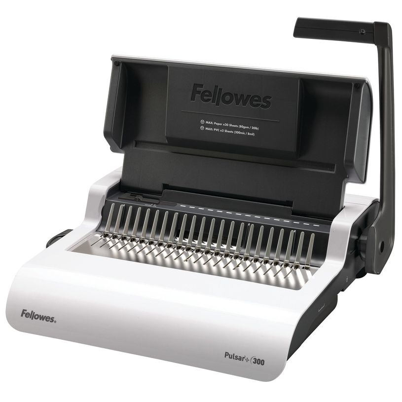 0043859651245-Fellowes Pulsar +300 - machine à relier / relieuse perforeuse manuelle - perfore 20 feuill-P_79376336_2-1