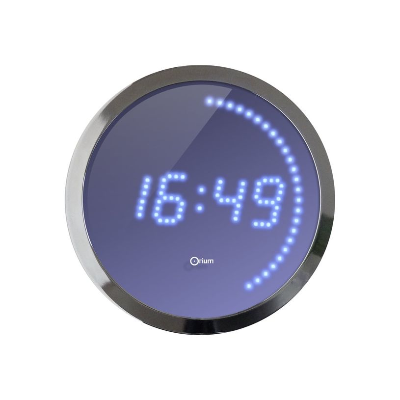 3661474116252-Orium - Horloge - électronique - chrome métallique-P_79376474_1-0