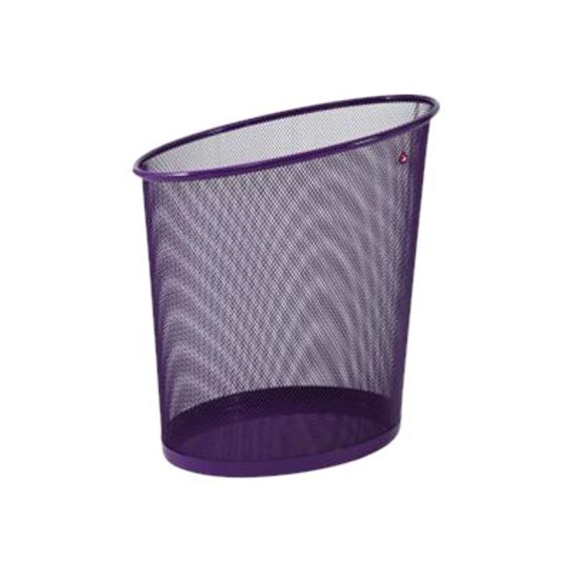 3129710012886-Alba - Corbeille à papier - elliptique - 18 l - maille métallique - violet-P_79376652_1-0