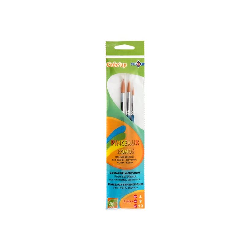 3457706800958-Wonday - Pack de 3 pinceaux ronds - N° 4, 8, 12-P_79376734_2-2