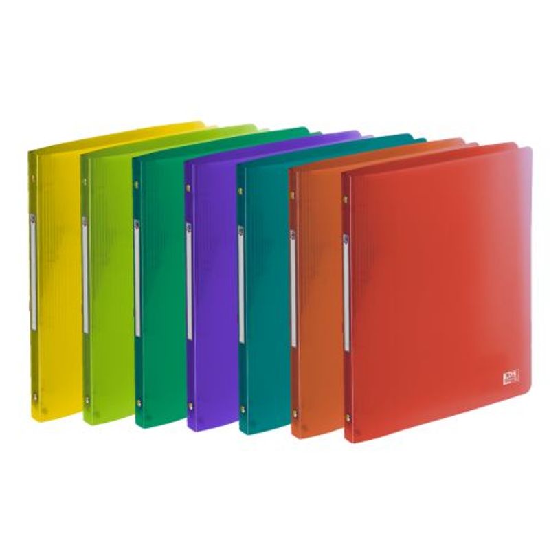 3045050053535-Oxford School Life - Classeur 4 anneaux - Dos 20 mm - A4 - pour 100 feuilles - disponible dans diff