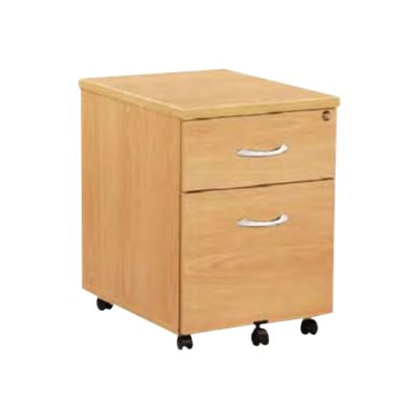 2012348121383-Burocean IDRA - socle - 2 tiroirs - blanc perle-P_79376860_1-0