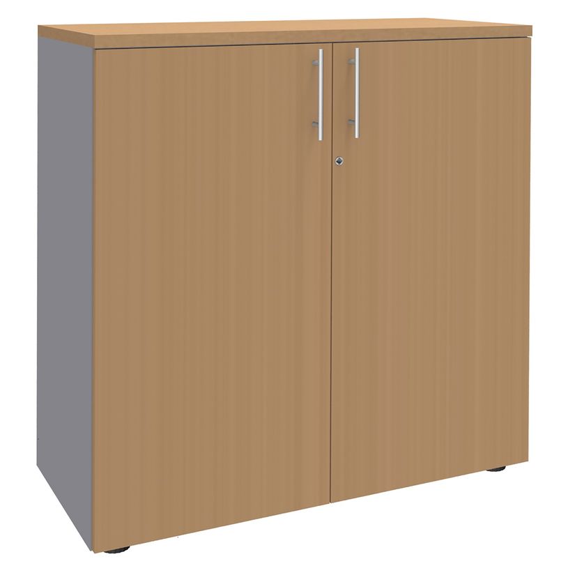 2012348123394-Armoire mi-haute IDRA/DUAL -  L80 x H102 x P47 - 2 portes - 2 tablettes métal DS - Corps a-P_79377061_1-0