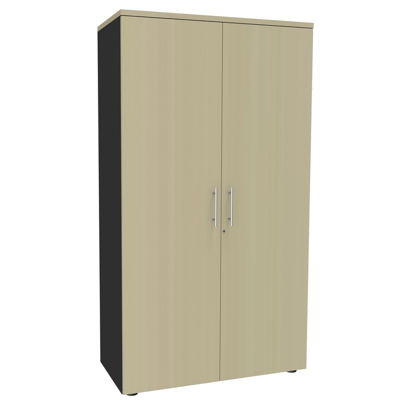 3253310174702-Armoire haute IDRA/DUAL - H180 x L80 x P47 - 2 portes - Corps anthracite - Portes et dessus-P_79377073_1-0