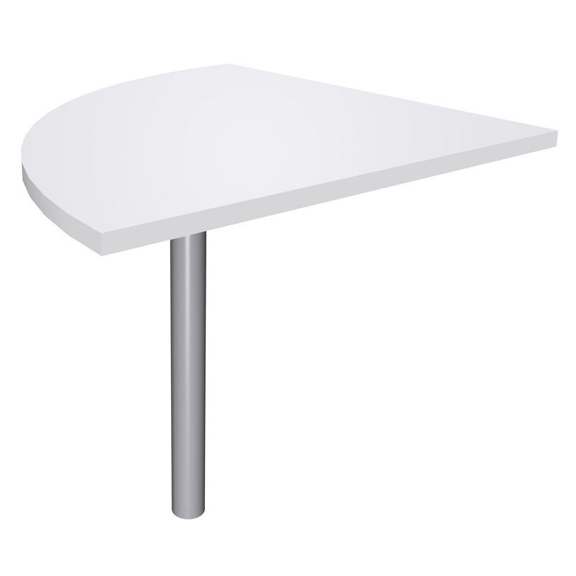 2012348124094-Angle de Liaison à 90° IDRA/DUAL - Pied alu - plateau Blanc perle-P_79377131_1-0