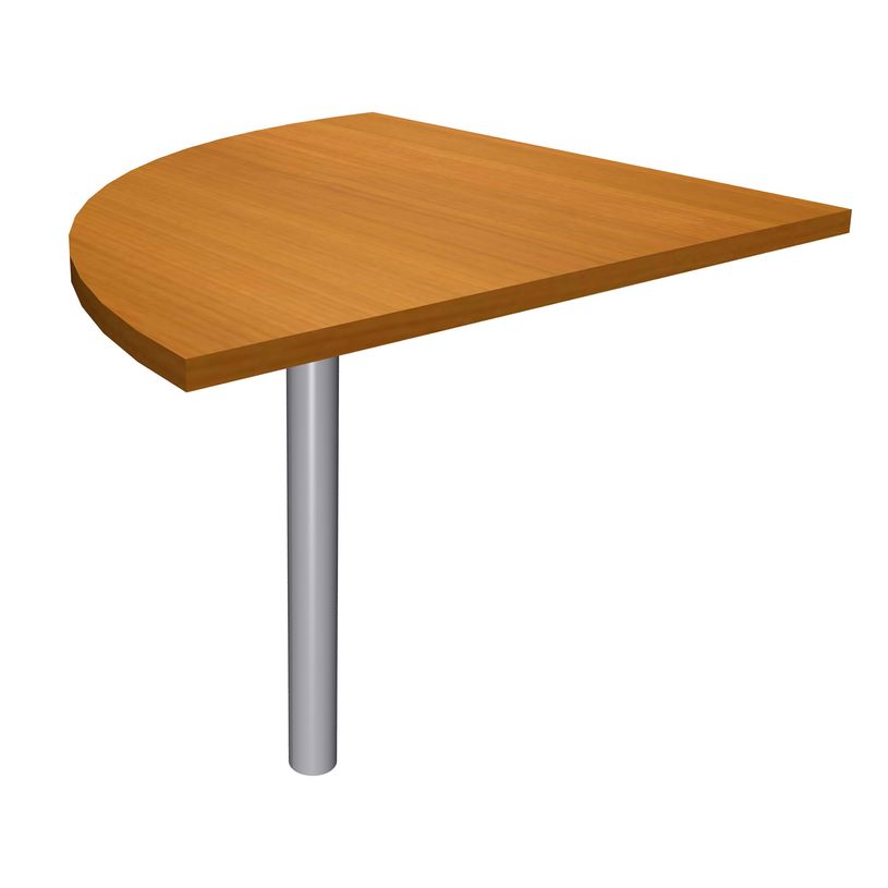 3253310174474-Angle de Liaison à 90° IDRA/DUAL - Pied alu - plateau imitation Merisier-P_79377132_1-0