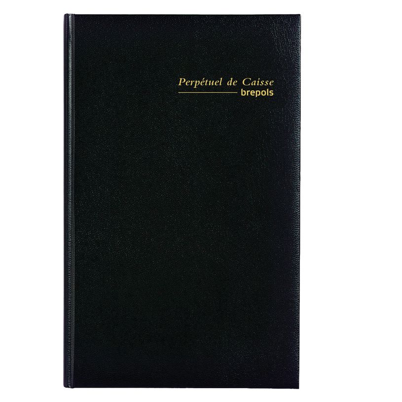 5412303136822-Agenda Lima Perpetuel - 1 jour par page - 13 x 20,8 cm - sans millésime - noir - Brepols--0