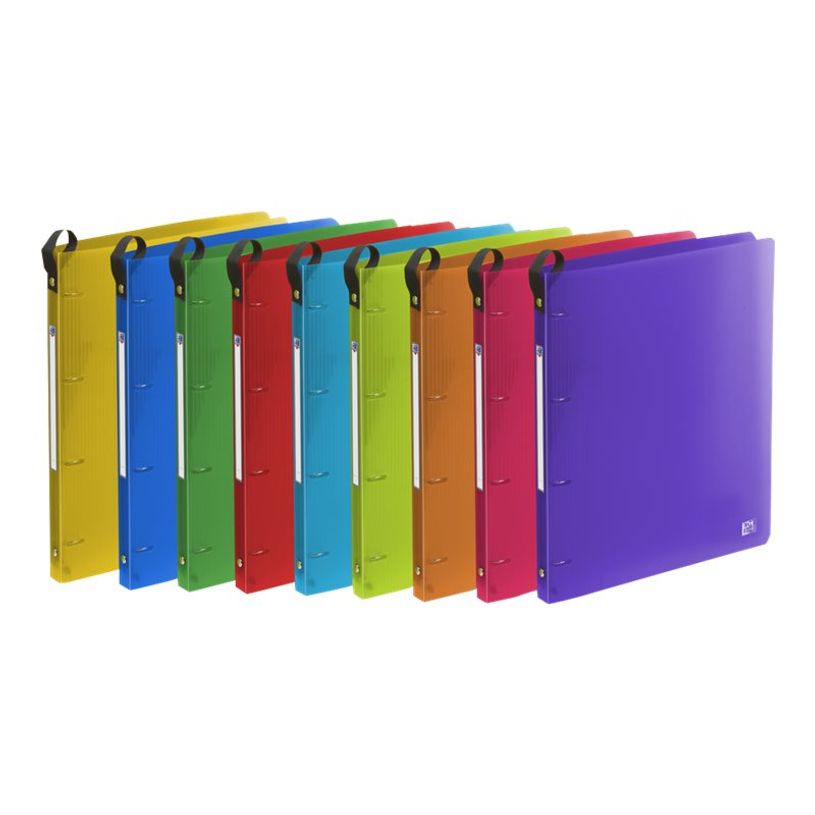3045050053634-Oxford School Life Class'up - Classeur à anneaux - Dos 20 mm - A4 Maxi  - pour 100 feuilles - 4 anneaux automatiques - disponib-P_79377674_4-3