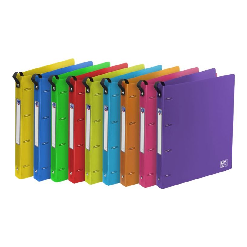 3045050053665-Oxford School Life Class'up - Classeur à anneaux - Dos 30 mm - A4 Maxi  - pour 200 feuilles - 4 anneaux automatiques - disponib-P_79377675_5-4