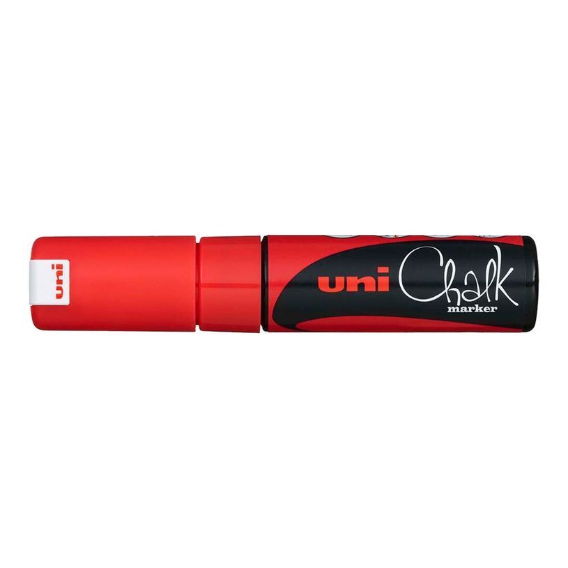 4902778140147-UNI CHALK - Marqueur craie - pointe biseau large - rouge-P_79377745_3-2