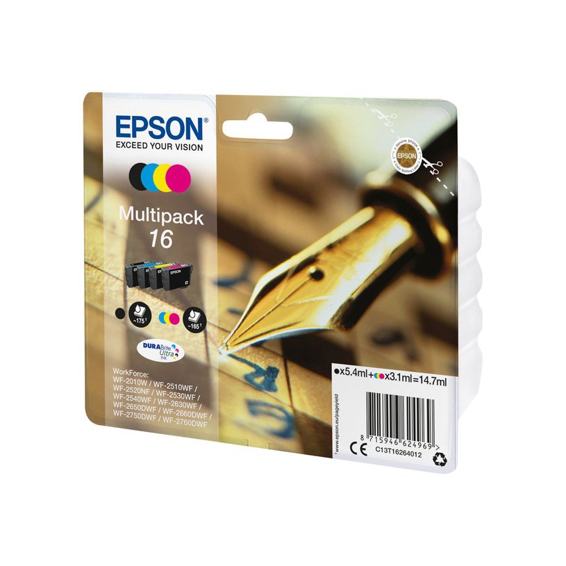 8715946519821-Epson 16 Stylo plume - Pack de 4 - noir, cyan, magenta, jaune - cartouche d'encre originale-P_79380207_1-0