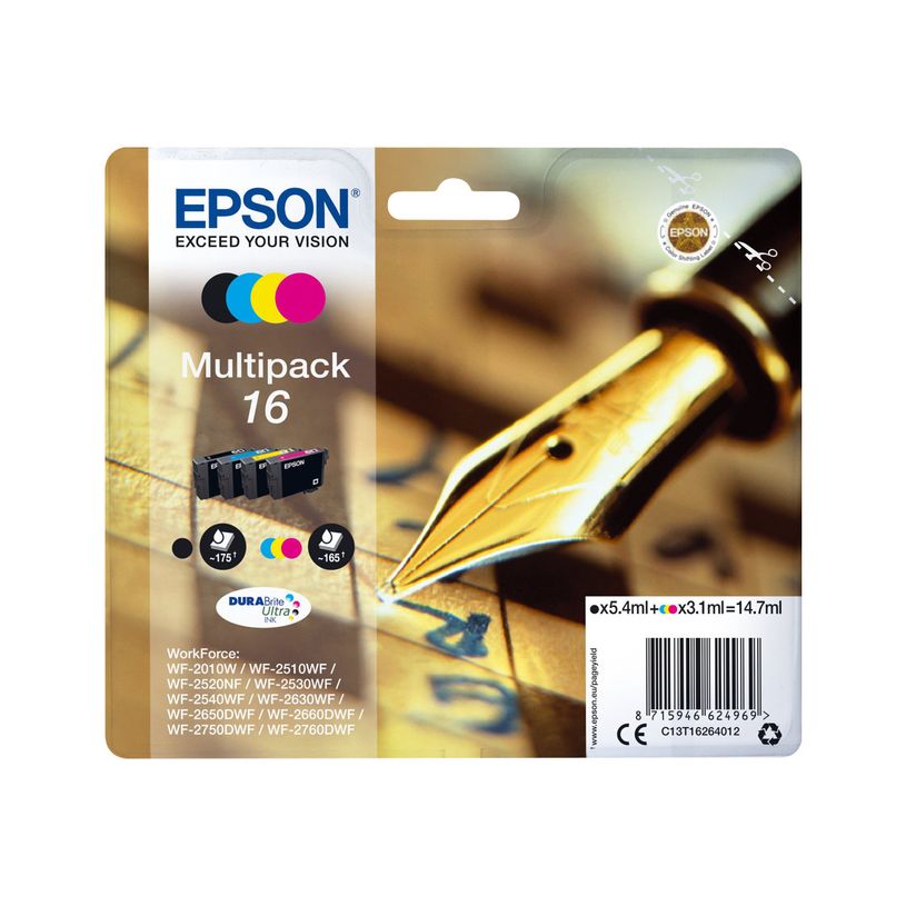 8715946519821-Epson 16 Stylo plume - Pack de 4 - noir, cyan, magenta, jaune - cartouche d'encre originale-P_79380207_2-1