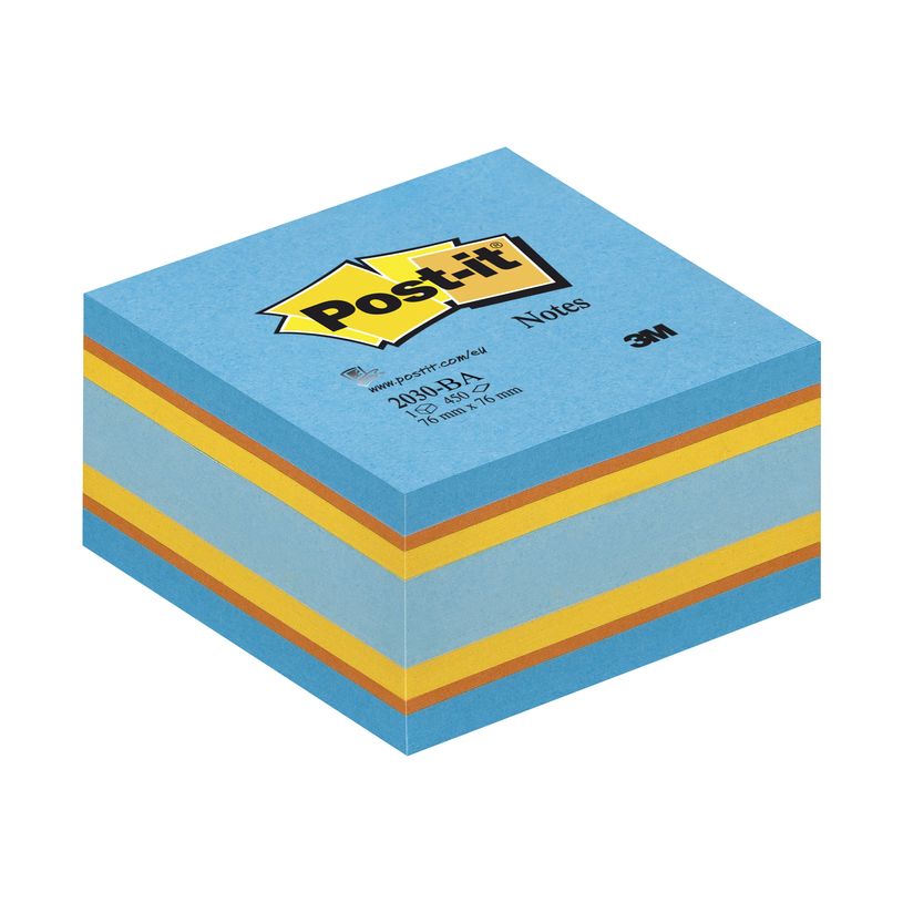 3134375487788-Cube Post-it Couleurs Relax Intense - 76 x 76 mm-P_79380225_2-0