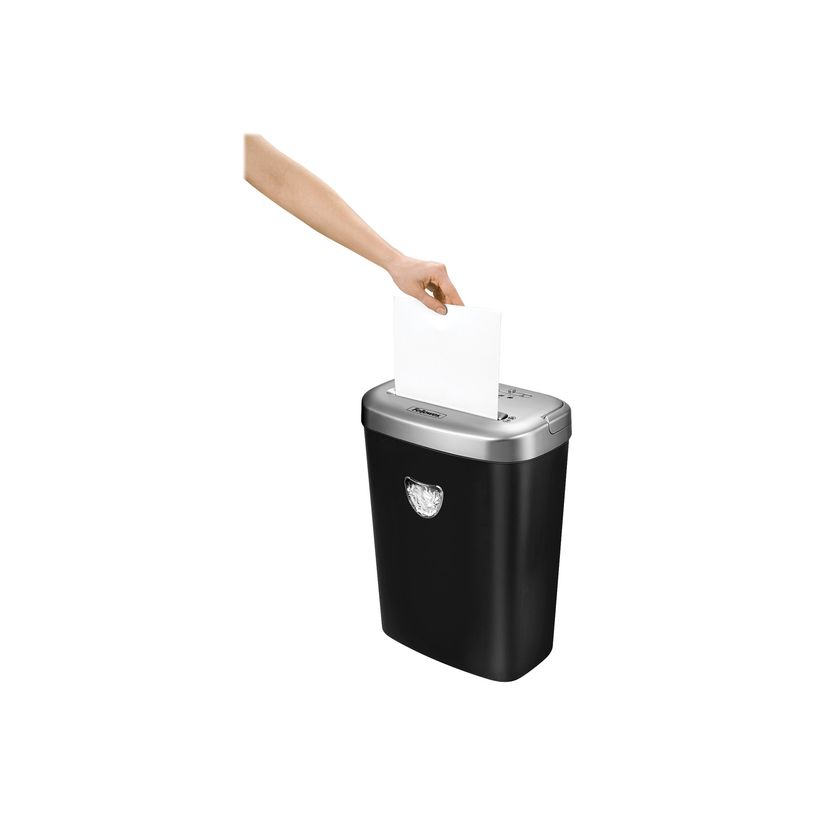 0043859646906-Fellowes Powershred 53C - destructeur de documents coupe croisée - 10 feuilles - Corbeille-P_79380251_1-7