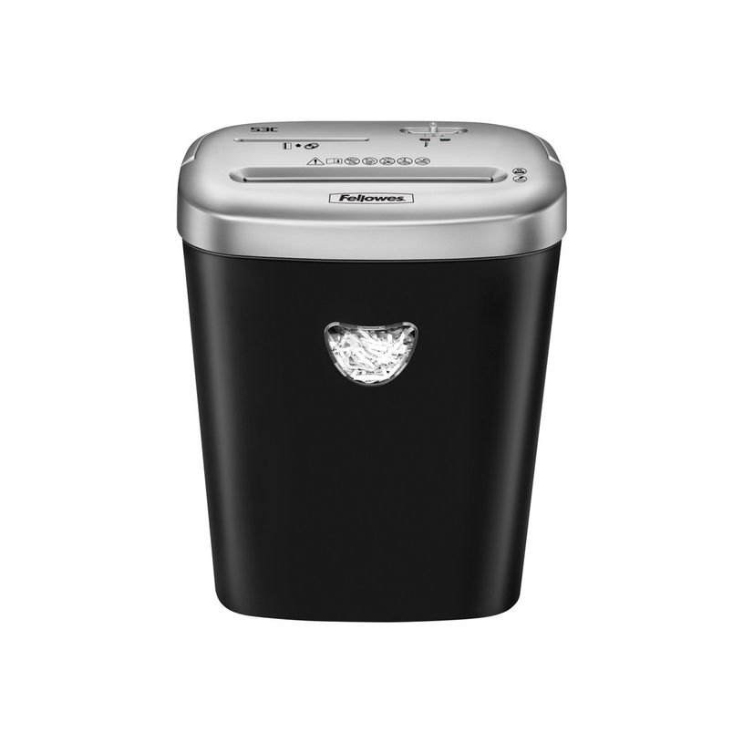 0043859646906-Fellowes Powershred 53C - destructeur de documents coupe croisée - 10 feuilles - Corbeille-P_79380251_9-6