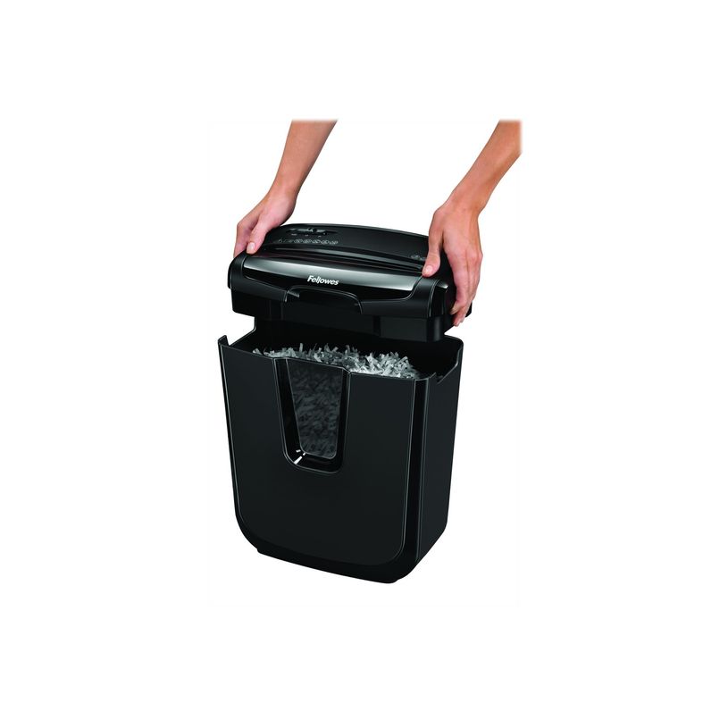 043859647316-Fellowes Powershred M-7C - destructeur de documents coupe croisée - 7 feuilles - Corbeille -P_79380252_7-6