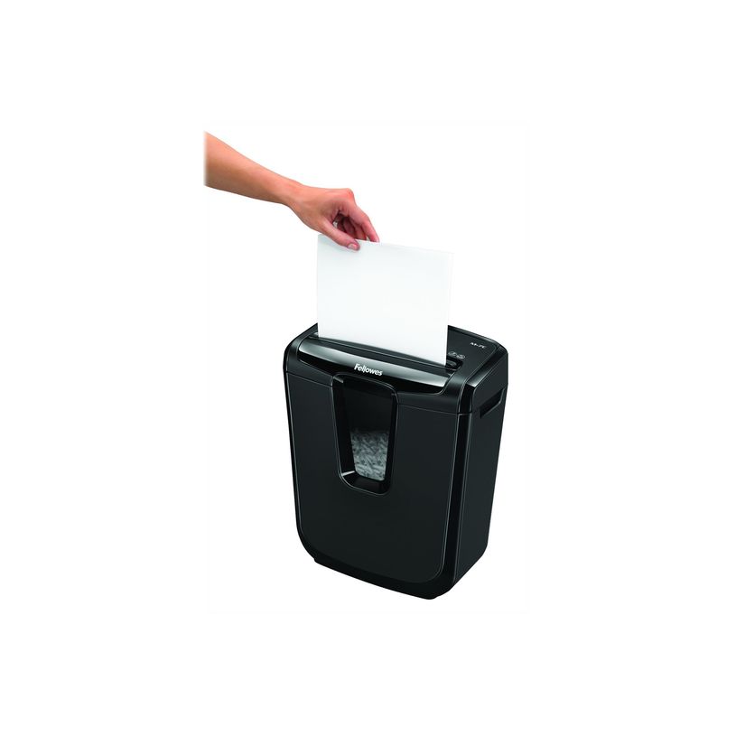 043859647316-Fellowes Powershred M-7C - destructeur de documents coupe croisée - 7 feuilles - Corbeille -P_79380252_8-5