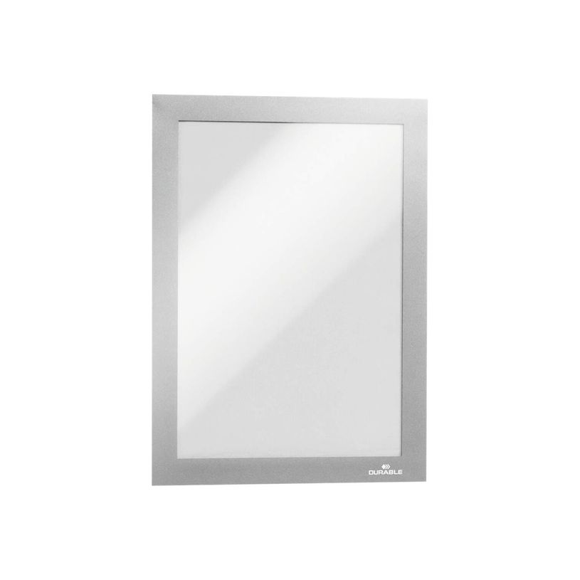 4005546405971-Durable Duraframe - Cadre d'affichage adhésif repositionnable - A5 - argent-P_79380353_14-11