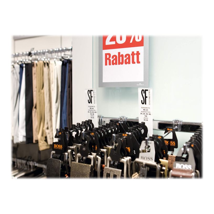 4005546405971-Durable Duraframe - Cadre d'affichage adhésif repositionnable - A5 - argent-P_79380353_8-7