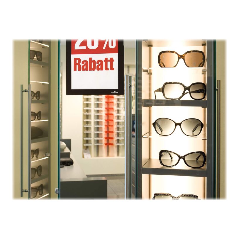 4005546405964-Durable Duraframe - Cadre d'affichage adhésif repositionnable - A5 - noir-P_79380354_3-2