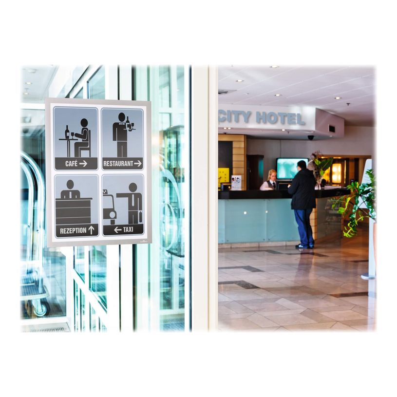 4005546406039-Durable Duraframe - Cadre d'affichage adhésif repositionnable - A4 - argent-P_79380356_6-5