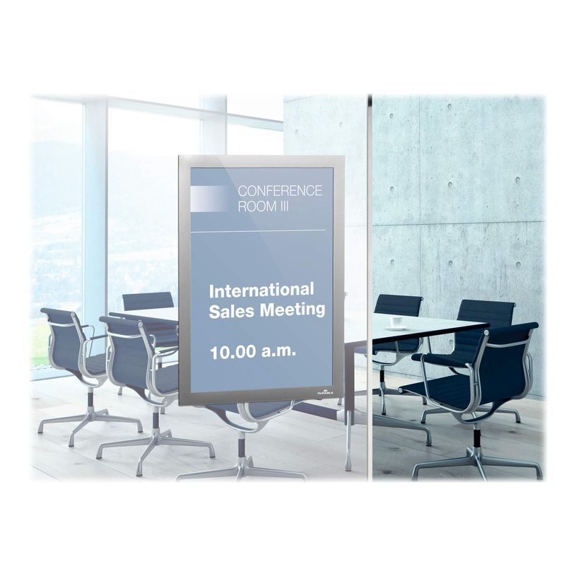 4005546406039-Durable Duraframe - Cadre d'affichage adhésif repositionnable - A4 - argent-P_79380356_7-6