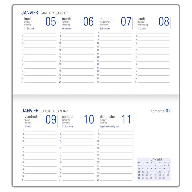 2012348135175-Agenda de poche à l'italienne Odessa - 1 semaine sur 2 pages - 9,5 x 17,5 cm - disponible dans dif-P_79380462_7-5