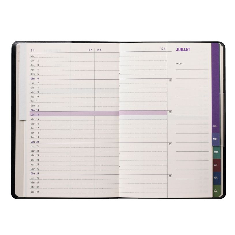 2012348135199-Agenda Color Touch - 1 mois sur 2 pages - 10 x 15 cm - disponible dans différentes couleur-P_79380464_4-1