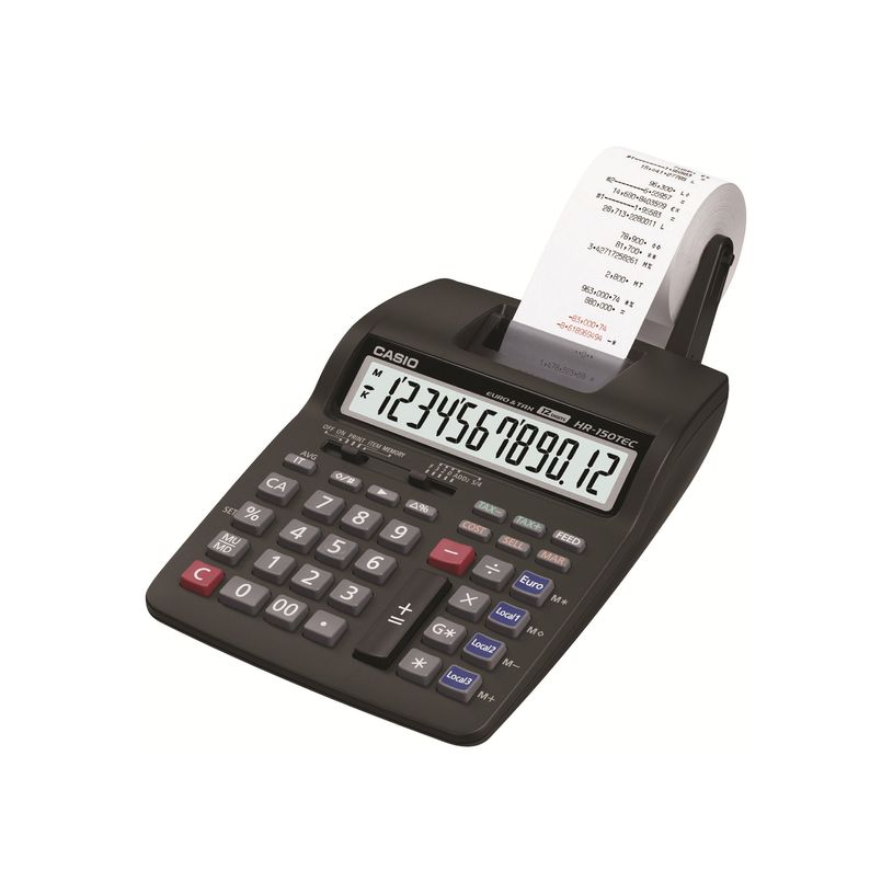 4971850174882-Casio HR- 150TEC - Calculatrice avec imprimante - LCD - 12 chiffres - sans adaptateur-P_79380738_1-0
