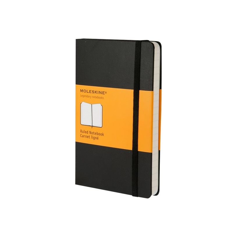 9788883701122-Moleskine Classic Large - Cahier - 130 x 210 mm - 240 pages - papier ivoire - ligné - noir-P_79381425_1-0