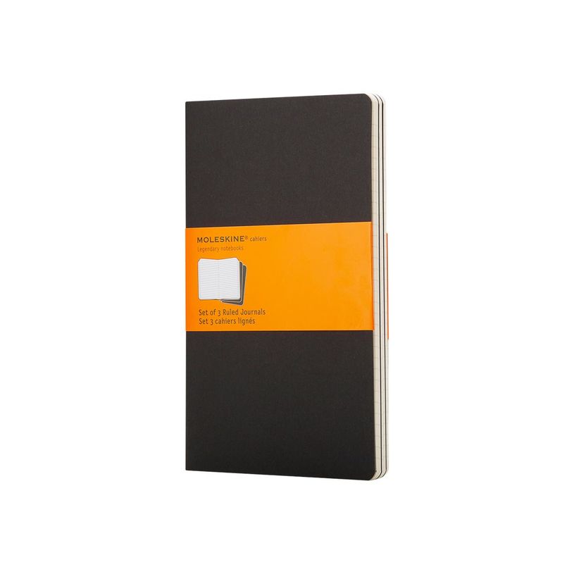 9788883704895-Moleskine Cahier Pocket - 3 journaux - 9 x 14 cm - 64 pages - ligné - noir-P_79381428_3-2