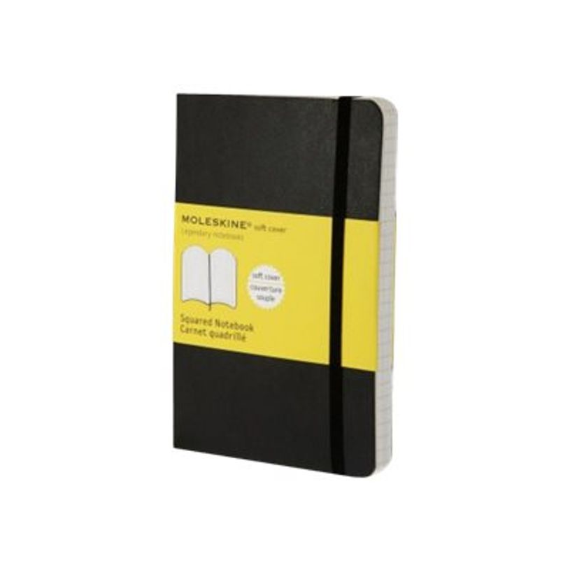 9788883707124-Moleskine Classic POCKET - Carnet - 9 x 14 cm - 192 pages - Petits carreaux - noir-P_79381438_1-0