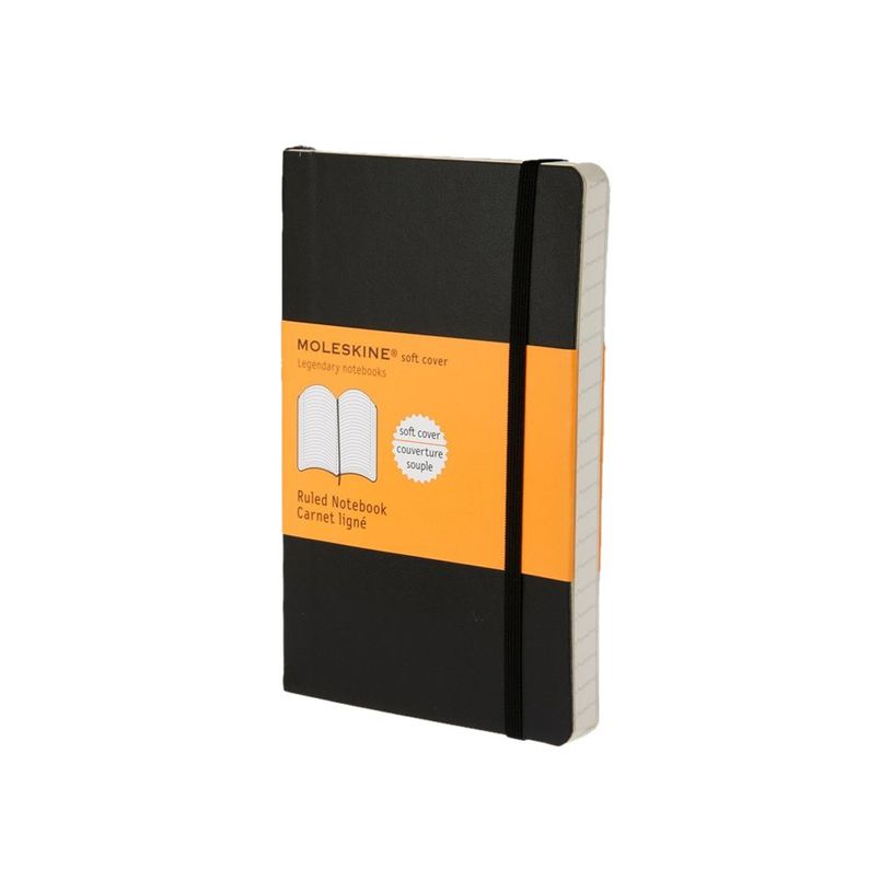 9788883707162-Moleskine Large - Carnet - 130 x 210 mm - 192 pages - ligné - noir-P_79381440_6-5
