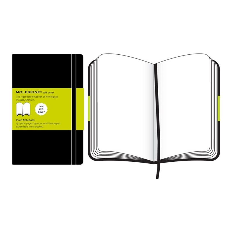 9788883707209-Moleskine Classic LARGE - Carnet - 130 x 210 mm - 192 pages - uni - noir-P_79381442_1-0